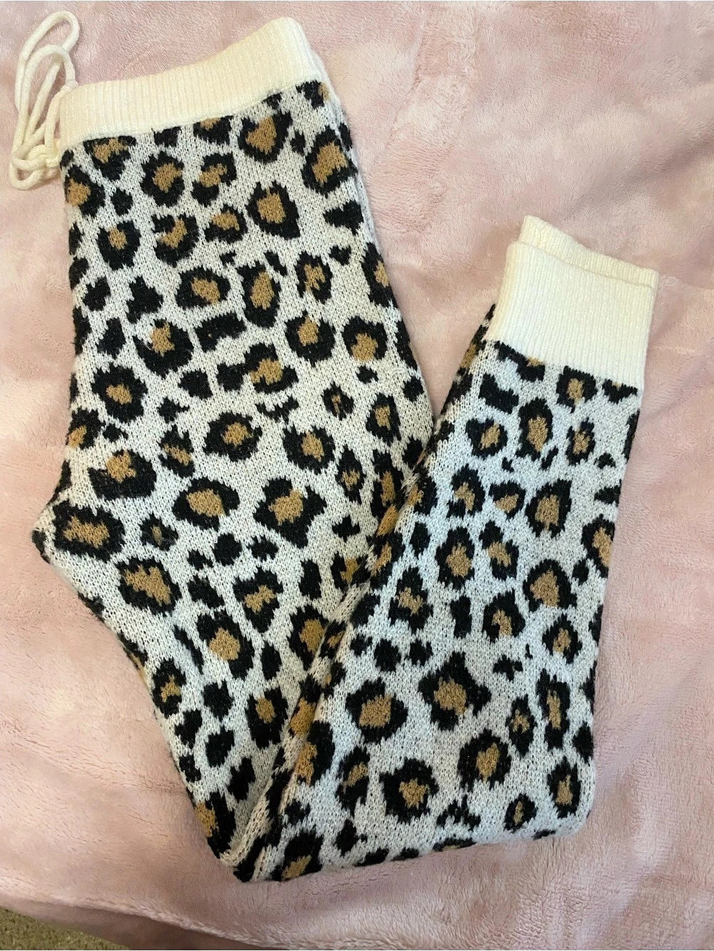 Anthropologie Saturday Sunday Leopard Print Sweater Size Small petite